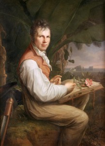 Alexander von Humboldt; portret naslikal: Friedrich Georg Weitsch,* 1806